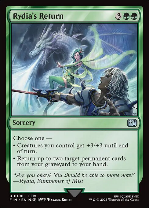 MTG Rydia's Return FIN 198 Regular Foil