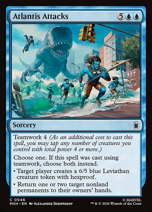 MTG Atlantis Attacks MSH 046 Regular Foil