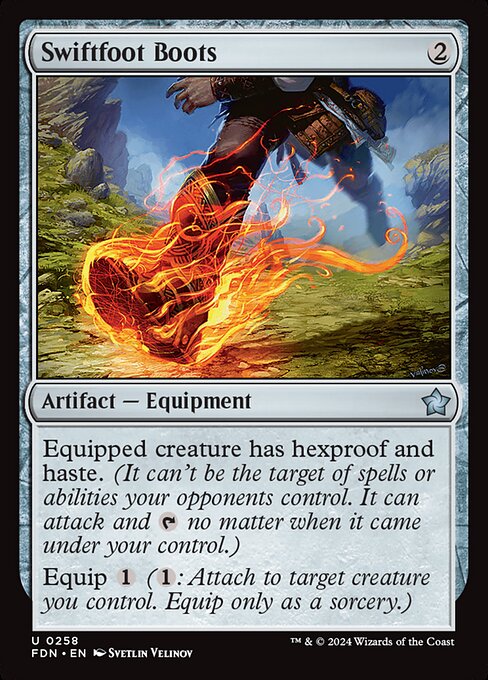 MTG Swiftfoot Boots FDN 258 Regular Nonfoil