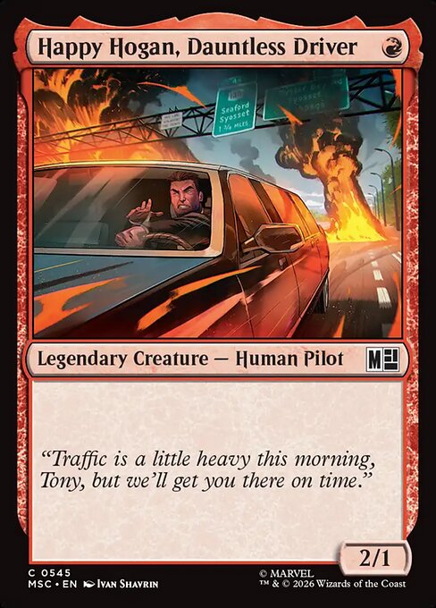 MTG Happy Hogan, Dauntless Driver MSC 545 Regular Foil