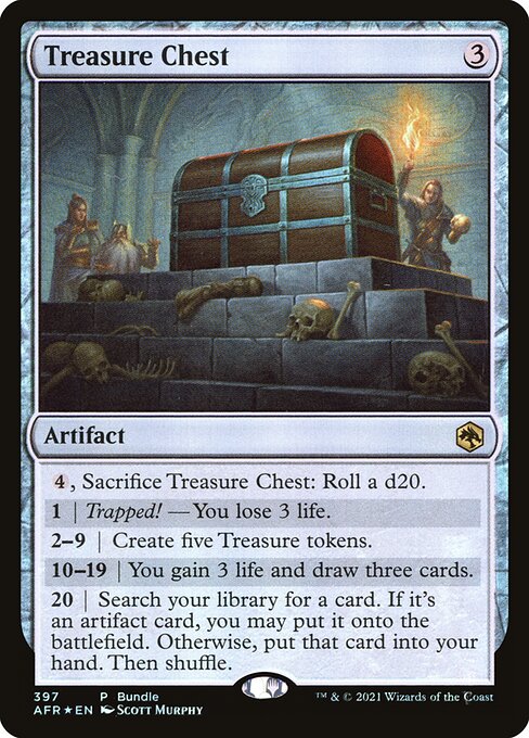 MTG Treasure Chest AFR 397 Bundle Foil