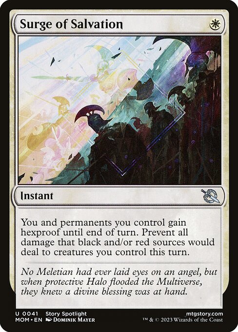 MTG Surge of Salvation MOM 041 Regular Foil
