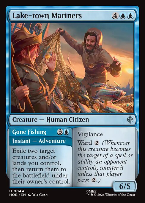 MTG Lake-town Mariners // Gone Fishing HOB 044 Regular Foil