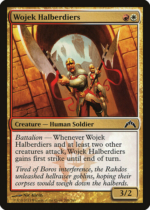 MTG Wojek Halberdiers GTC 208 Regular Foil
