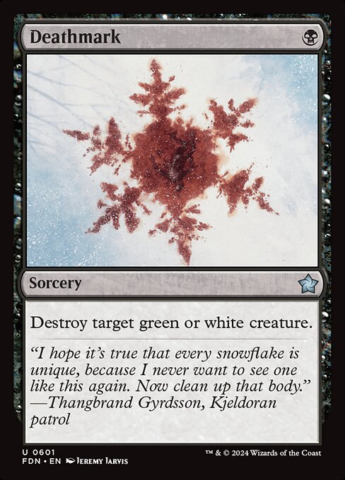 MTG Deathmark FDN 601 Starter Collection Nonfoil