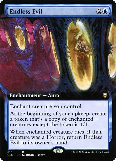 MTG Endless Evil CLB 615 Extended Art Nonfoil