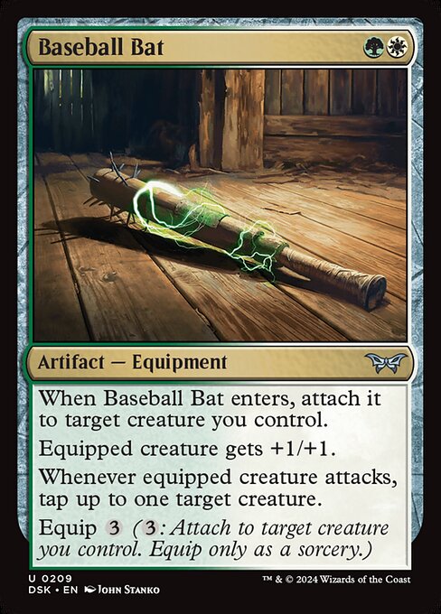 MTG Baseball Bat DSK 209 Regular Foil