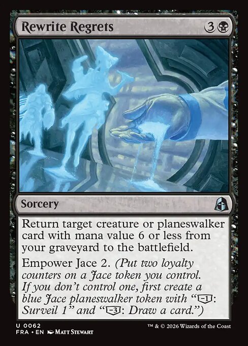 MTG Rewrite Regrets FRA 062 Standard Nonfoil front