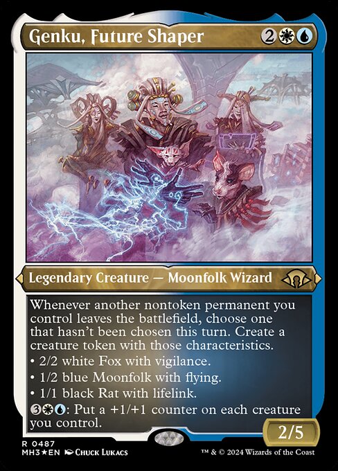 MTG Genku, Future Shaper MH3 487 Foil Etched Etched