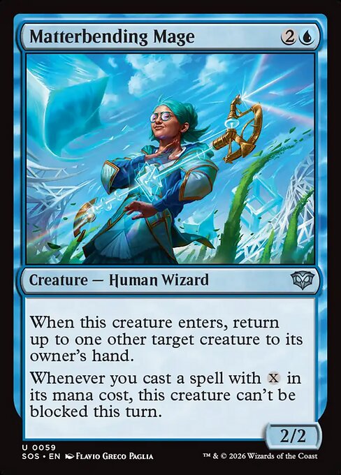 MTG Matterbending Mage SOS 059 Regular Nonfoil