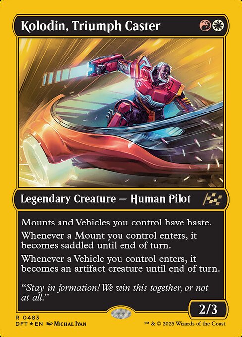 MTG Kolodin, Triumph Caster DFT 483 Regular First-Place Foil