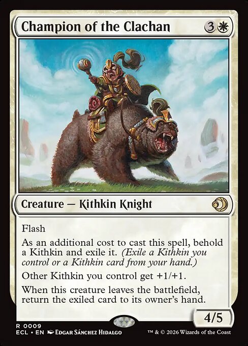 MTG Champion of the Clachan ECL 009 Regular Nonfoil
