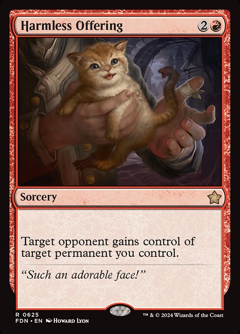 MTG Harmless Offering FDN 625 Starter Collection Nonfoil