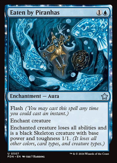 MTG Eaten by Piranhas FDN 507 Beginner Box Nonfoil