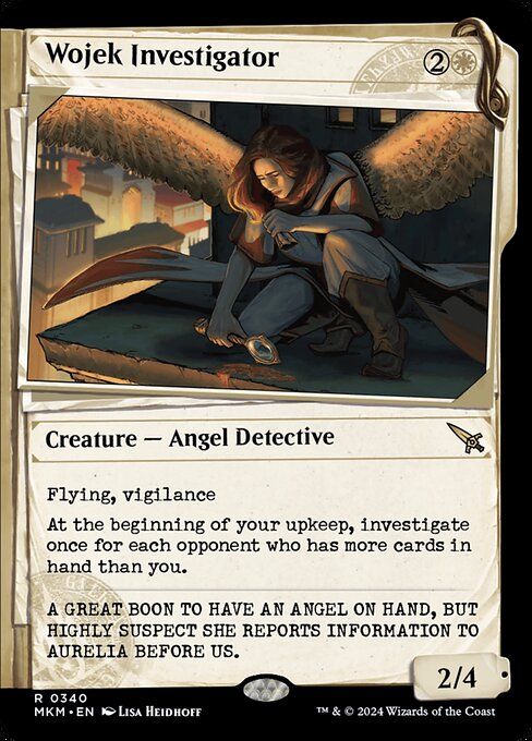 MTG Wojek Investigator MKM 340 Showcase Dossier Nonfoil