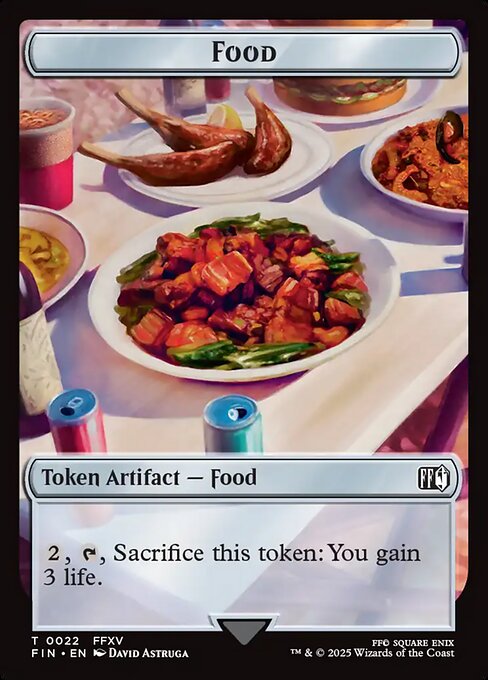 MTG Food Token FIN 022 Token Foil