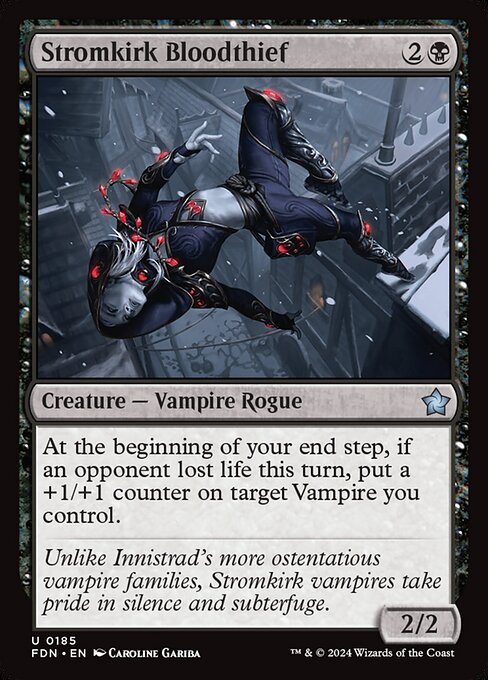 MTG Stromkirk Bloodthief FDN 185 Regular Foil
