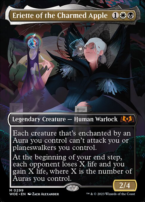 MTG Eriette of the Charmed Apple WOE 299 Borderless Foil