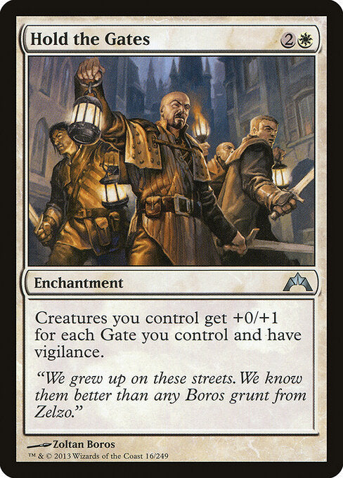 MTG Hold the Gates GTC 016 Regular Foil