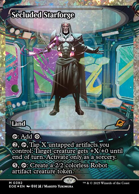 MTG Secluded Starforge EOE 392 Japan Showcase Fracture Foil