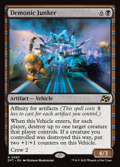 MTG Demonic Junker DFT 083 Regular Nonfoil