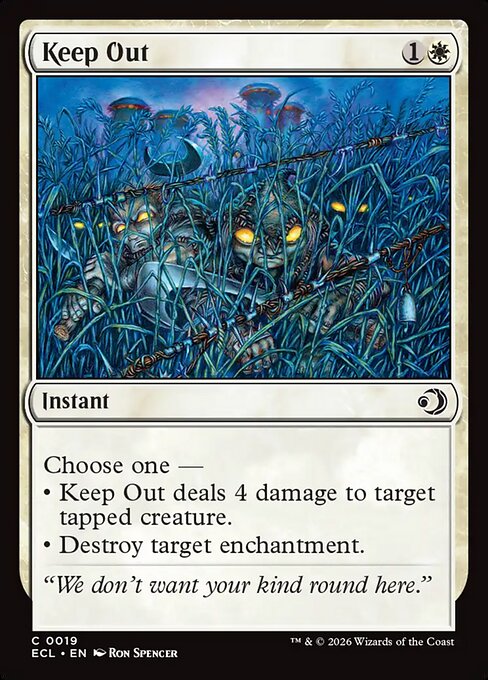 MTG Keep Out ECL 019 Regular Foil