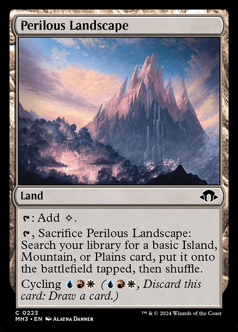 MTG Perilous Landscape MH3 223 Regular Nonfoil