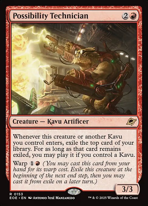 MTG Possibility Technician EOE 153 Regular Nonfoil