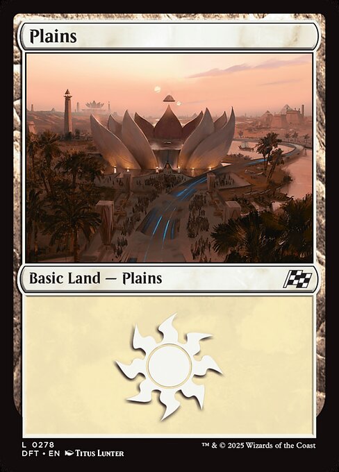 MTG Plains DFT 278 Regular Basic Land Nonfoil