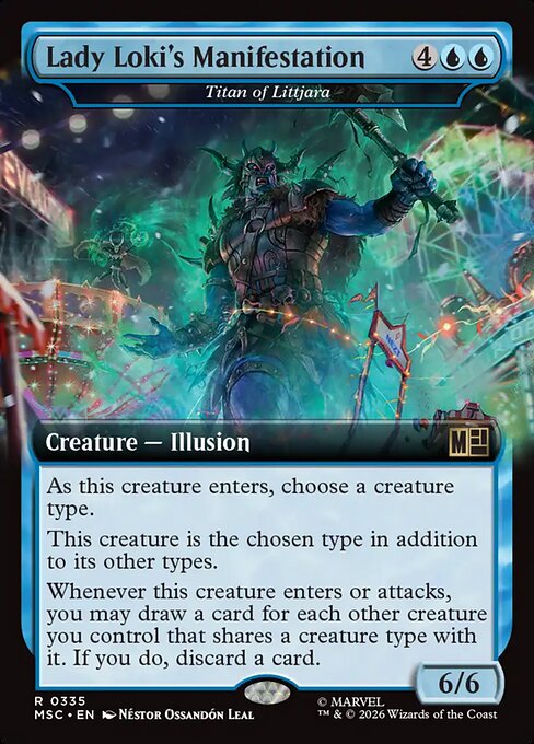 MTG Titan of Littjara MSC 335 Extended Art Nonfoil