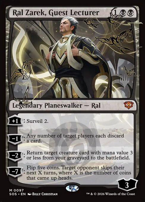 MTG Ral Zarek, Guest Lecturer PSOS 097P Promo Pack Nonfoil