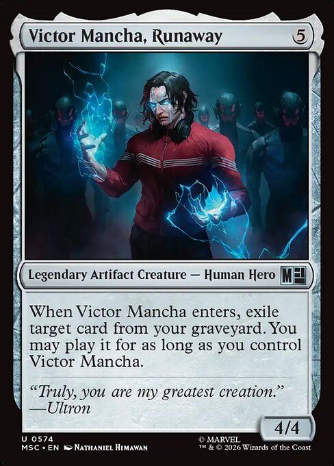MTG Victor Mancha, Runaway MSC 574 Regular Nonfoil