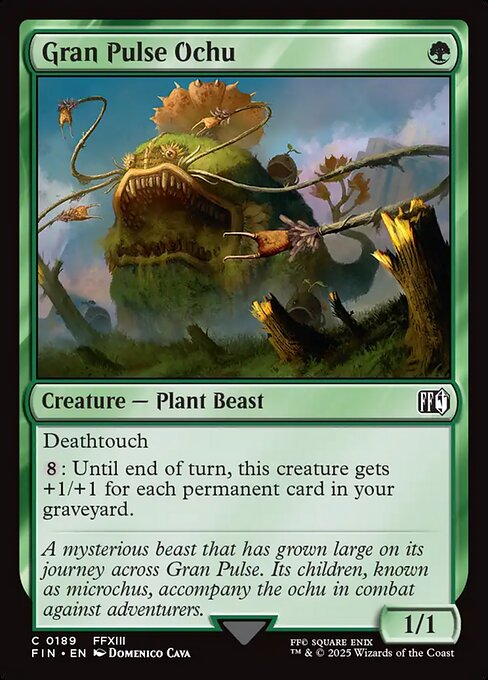 MTG Gran Pulse Ochu FIN 189 Regular Nonfoil