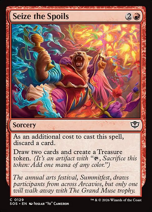 MTG Seize the Spoils SOS 129 Regular Nonfoil