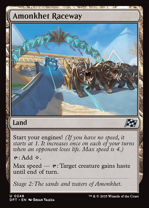 MTG Amonkhet Raceway DFT 248 Regular Foil