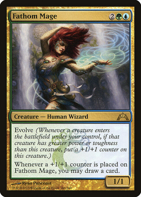 MTG Fathom Mage GTC 162 Regular Foil