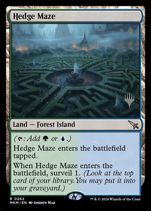 MTG Hedge Maze PMKM 262p Promo Pack Foil