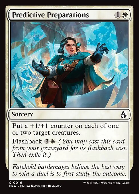 MTG Predictive Preparations FRA 016 Standard Foil front