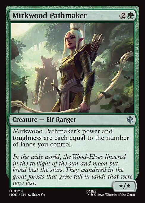 MTG Mirkwood Pathmaker HOB 129 Regular Nonfoil