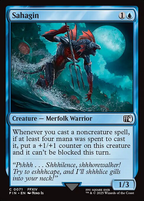 MTG Sahagin FIN 071 Regular Nonfoil