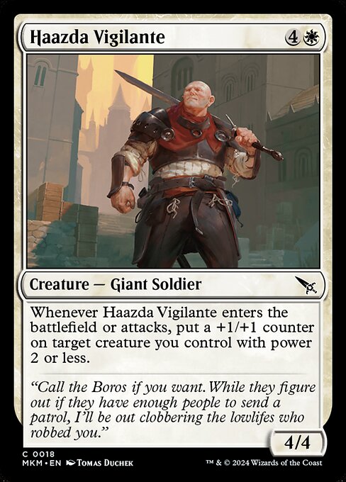 MTG Haazda Vigilante MKM 018 Regular Foil