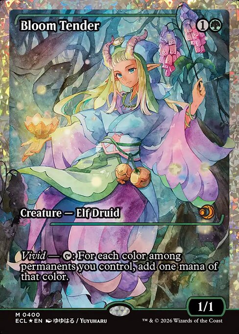 MTG Bloom Tender ECL 400 Full Art Foil