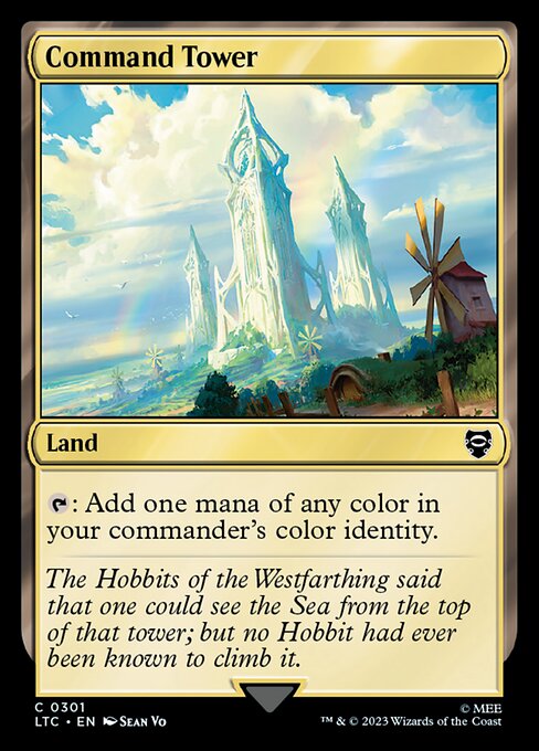 MTG Command Tower LTC 301 Alternate Art Nonfoil