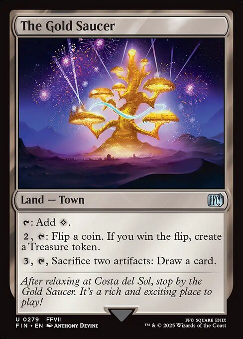 MTG The Gold Saucer FIN 279 Regular Foil