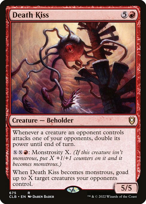MTG Death Kiss CLB 675 Commander Deck Nonfoil