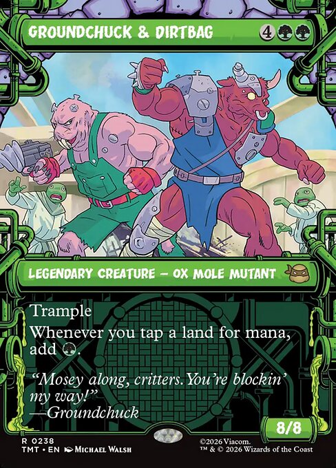 MTG Groundchuck & Dirtbag TMT 238 Sewer Frame Nonfoil