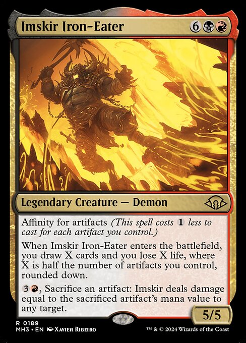 MTG Imskir Iron-Eater MH3 189 Regular Nonfoil
