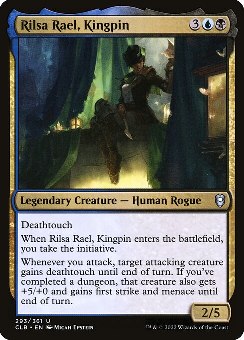 MTG Rilsa Rael, Kingpin CLB 293 Regular Nonfoil