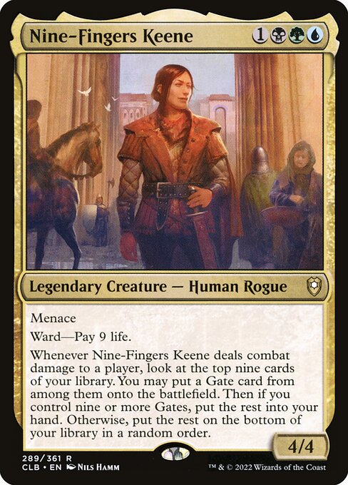 MTG Nine-Fingers Keene CLB 289 Regular Foil