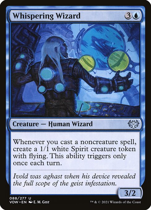 MTG Whispering Wizard VOW 088 Standard Nonfoil front